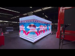 Camion sans cadre mobile d'écran de LED de camion de publicité de panneau d'affichage de Digital LED