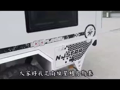 Caravane de camping en aluminium légère de 1400 kg