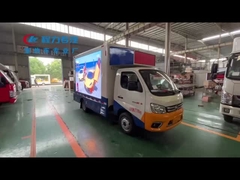 Foton 4x2 mini boîte à affichage LED camion publicité mobile affichage à LED p3 p4 p5 p6 vente au Kazakhstan