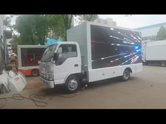 Hd P4 camion de publicité LED avec des liens sans couture sur trois côtés