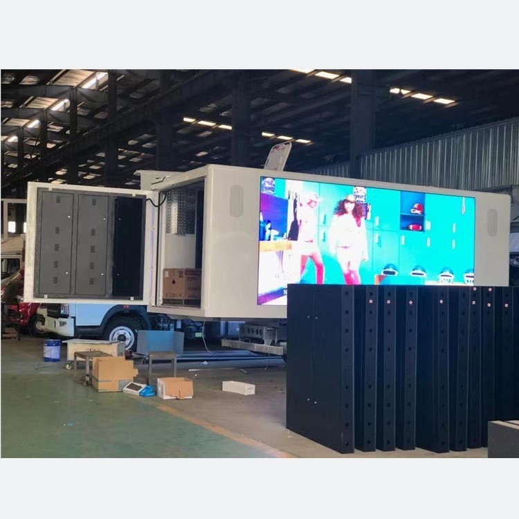 Le camion de ColorLight Digital a monté l'écran 192*192mm 9ft - 18ft de LED adapté aux besoins du client