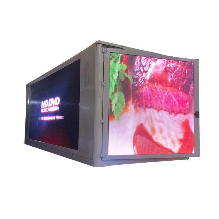 Corps de boîte de camion adapté aux besoins du client par 3840*1728mm du camion 18ft de panneau d'affichage de ColorLight LED