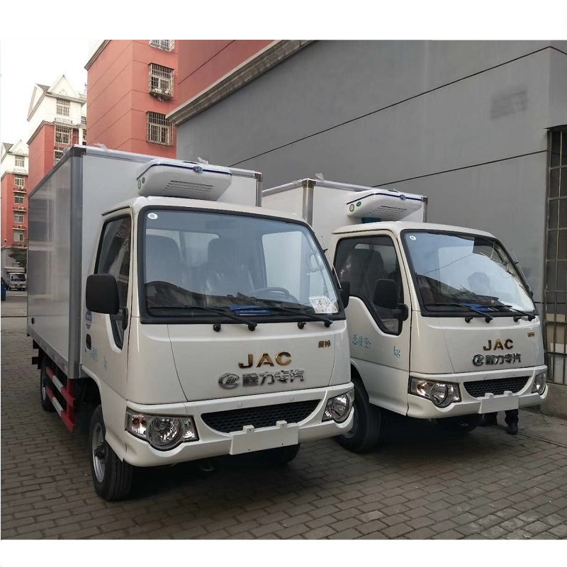 Type camion Van 110km/H JAC de carburant d'essence de boîte de réfrigérateur
