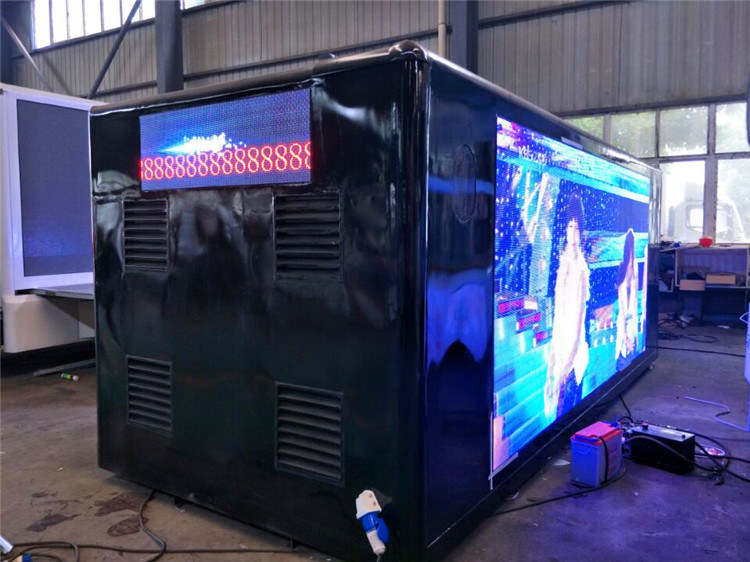 Camion visuel mobile d'écran du camion 18FT de panneau d'affichage de SMD LED polychrome