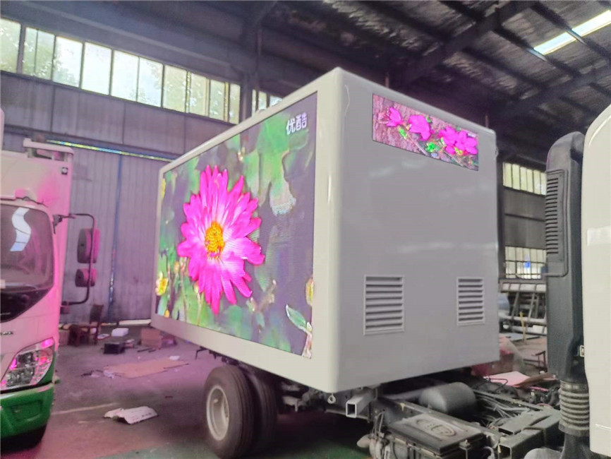 P5 P6 Publicité numérique Affichage LED mobile camion extérieur pleine couleur avec générateur