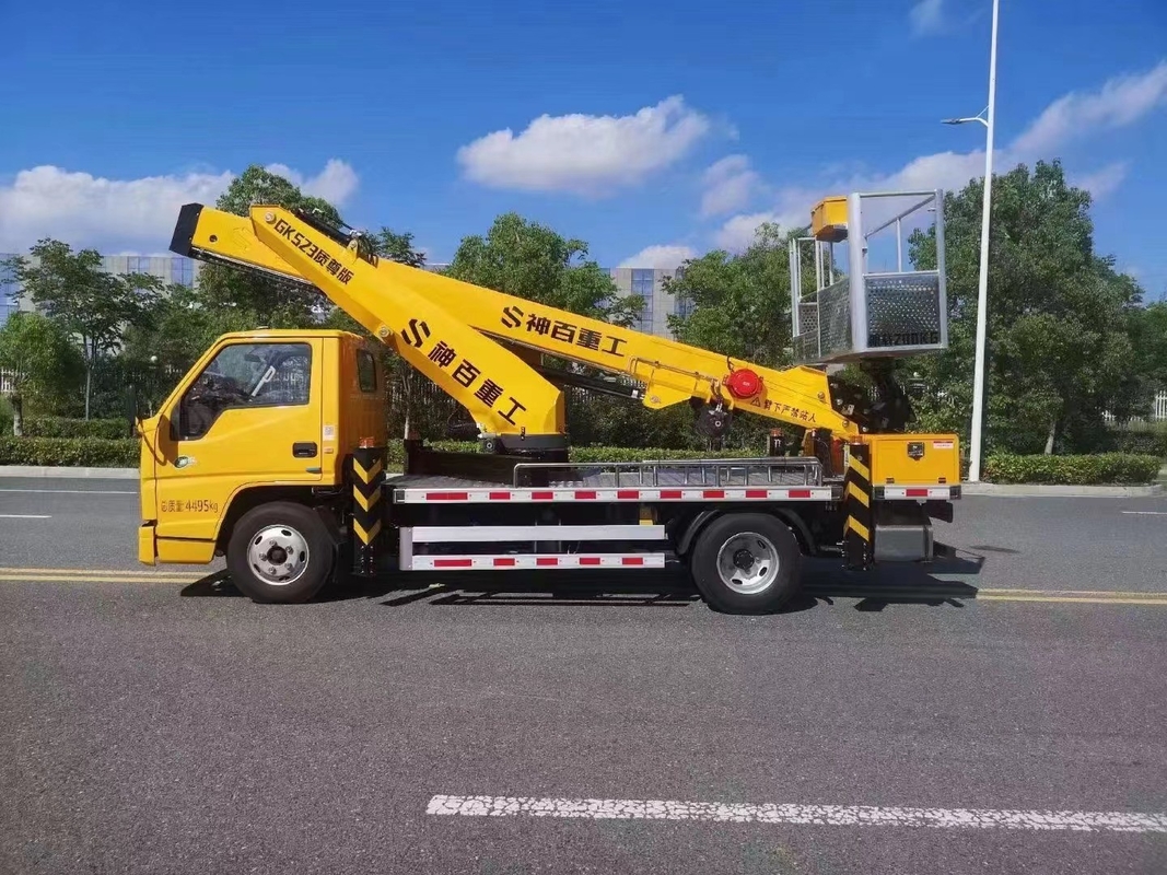 4×2 chariot élévateur à seau 116 chevaux Véhicule de travail à haute altitude Euro 6 Chariot de plateforme aérienne