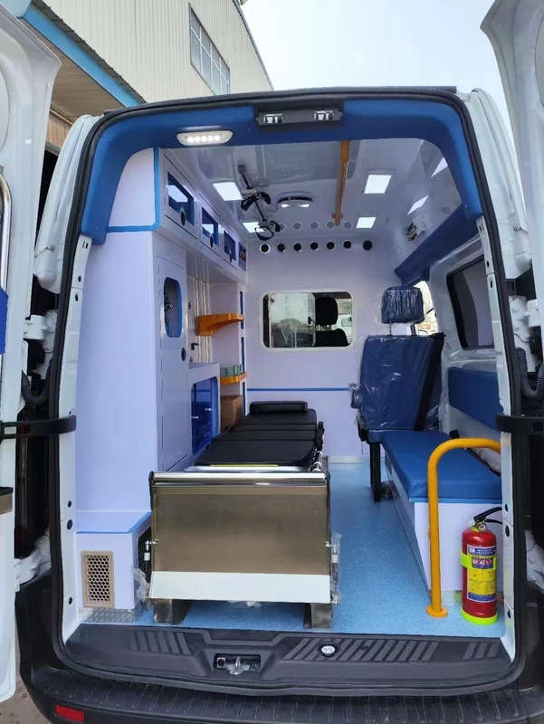 Longueur des véhicules électriques 3-8m de transmission de l'hôpital 5+1 pour les services médicaux d'urgence