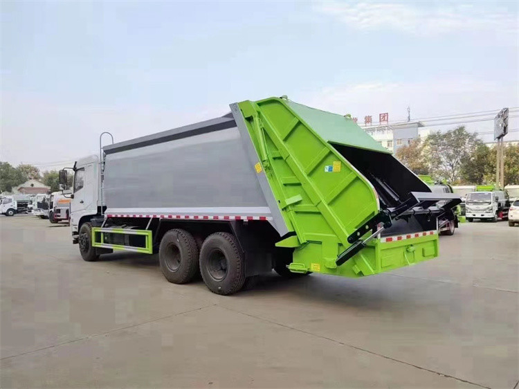 Chariot à ordures Laver Dongfeng 5995 Kg Compacteur Chariot à ordures Avec châssis en acier au carbone