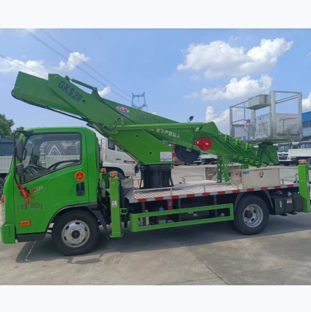 Camion de plateforme de travail aérienne à conduite gauche ou droite avec taille de seau de 1000x700x1250 mm