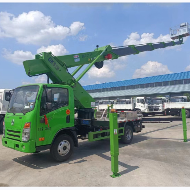 Camion de plateforme de travail aérienne à conduite gauche ou droite avec taille de seau de 1000x700x1250 mm