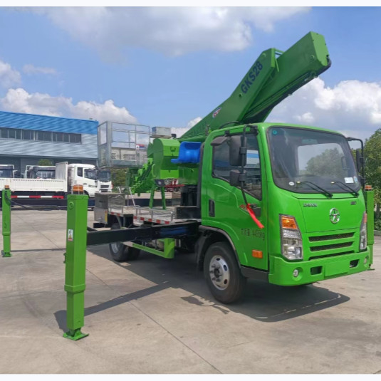 Camion de plateforme de travail aérienne à conduite gauche ou droite avec taille de seau de 1000x700x1250 mm