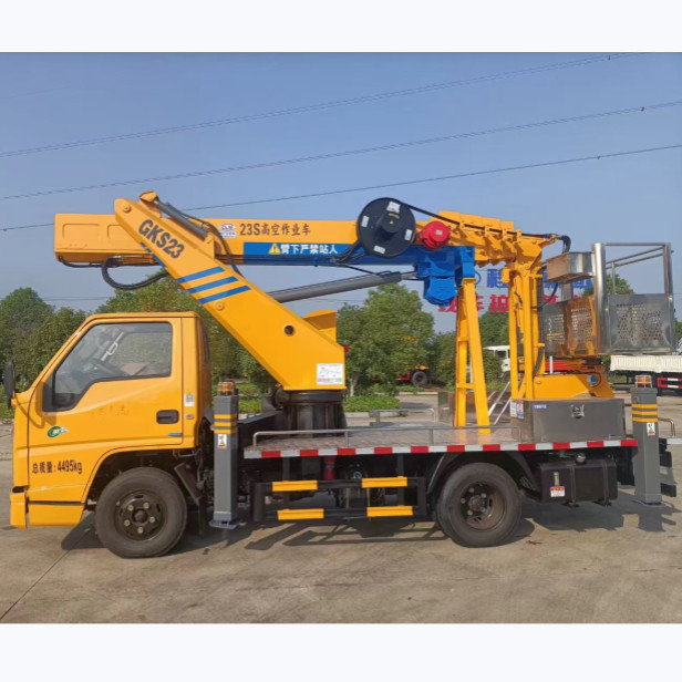 23m JMC Véhicule de levage aérien Poids brut de 4495 kg camion de plateforme aérienne