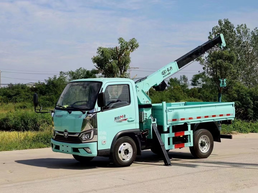 850-1150 mm Installation camion spatial monté grue avec fourreau télescopique droit