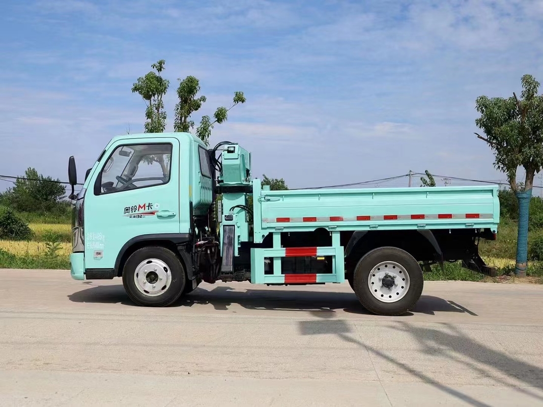 850-1150 mm Installation camion spatial monté grue avec fourreau télescopique droit