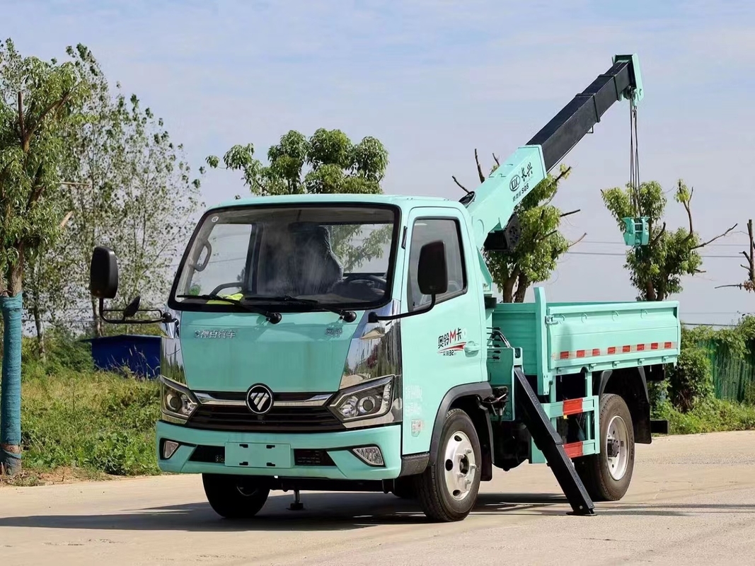 850-1150 mm Installation camion spatial monté grue avec fourreau télescopique droit
