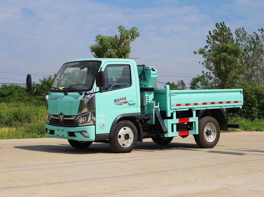 Cran monté sur camion haute performance Foton pour un espace d'installation de 850 à 1150 mm