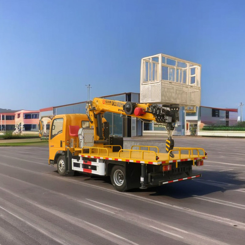 Howo châssis 4x2 conduite 21M camion monté plateforme de travail aérien 95km/h 200kg de charge