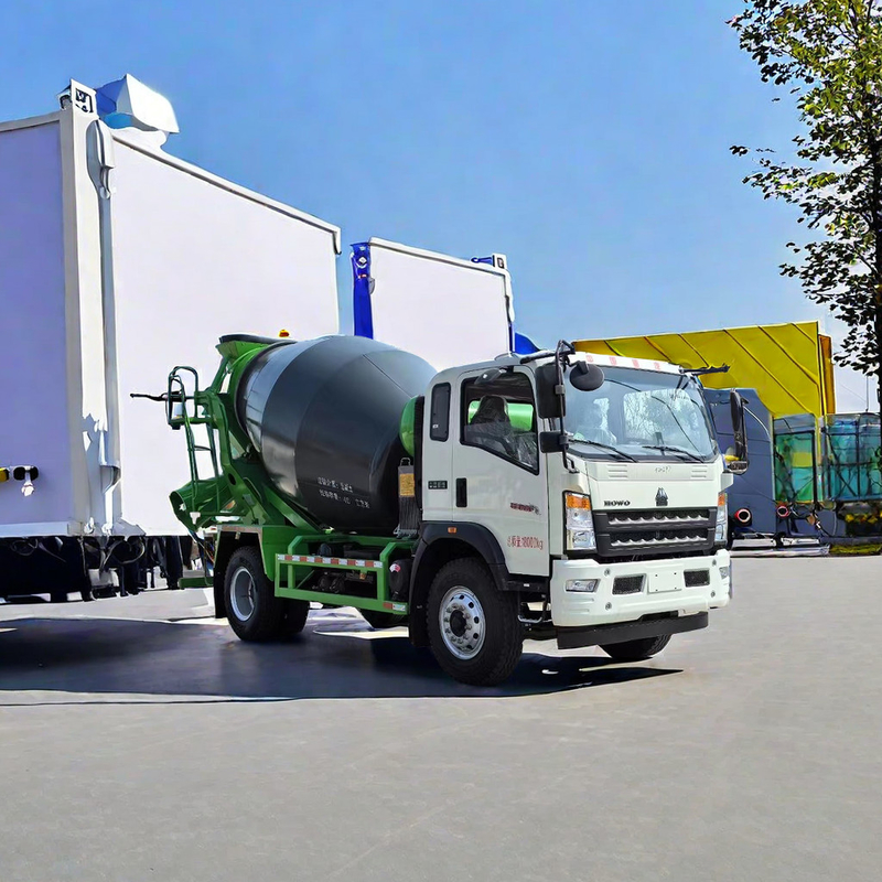 Mini Sinotruk HOWO 4*2 camion de béton 8 10 12 14 16 18 20 Cbms camion mélangeur