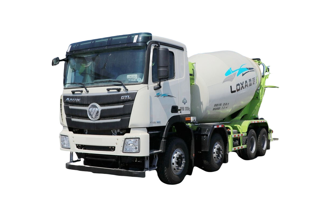 Vente de camions de béton foton 8*4 12m3 à mélangeur de béton diesel avec pompe