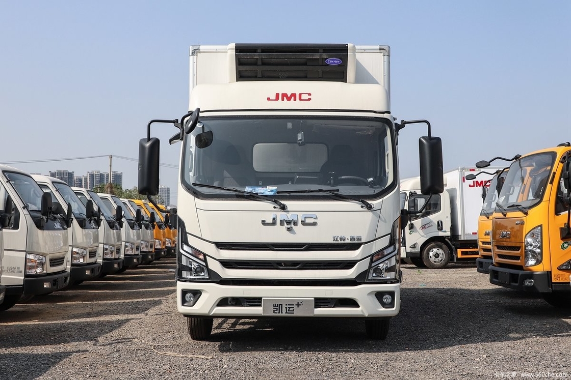 Famous Jmc Légère Truck réfrigéré 4x2 Truck de transport de nourriture congelée À vendre