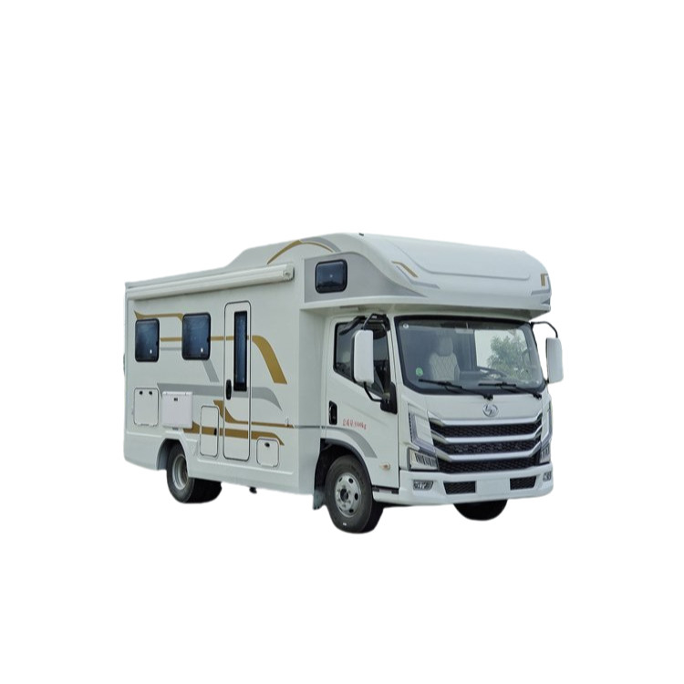YUEJIN 4x2 Mobile Auto Camper Outdoor Luxe RV Caravan Van Pour les voyages en famille