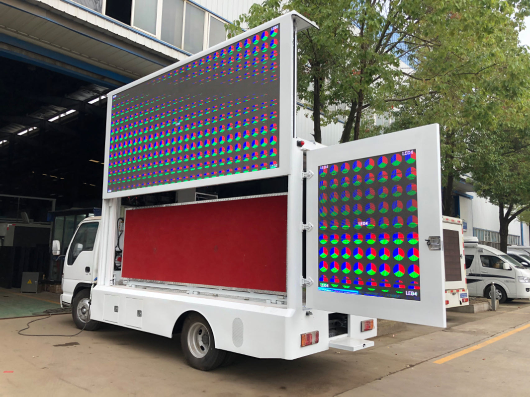 Isuzu Led Display Box Truck Pixel Pitch 8 mm Écran mobile à LED Panneau d'affichage de camion Publicité à LED Truck à vendre