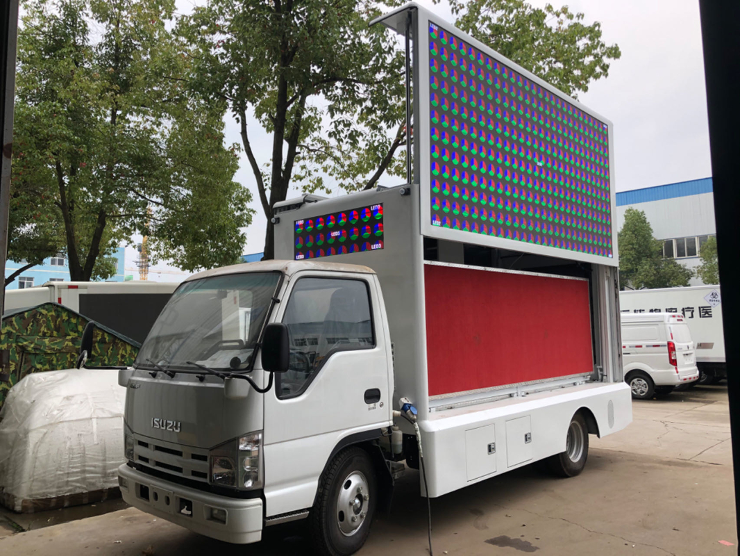 Camion de publicité à LED japonais de marque 4,2 m Camion de scène mobile à LED