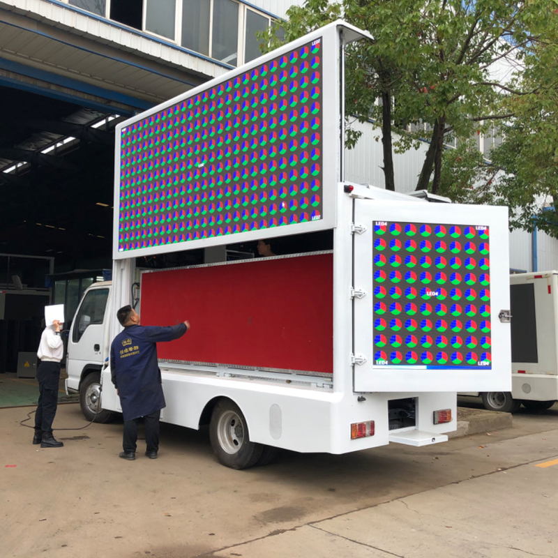 Camion de publicité à LED japonais de marque 4,2 m Camion de scène mobile à LED