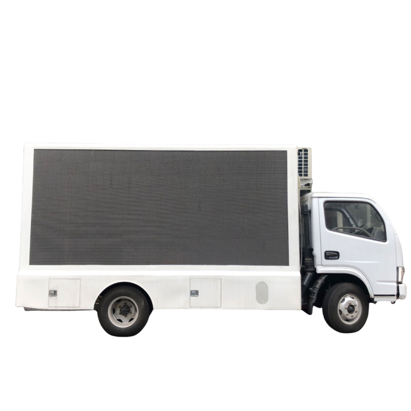 Écran LED 4x2 P4 Dongfeng sur camion Euro 5 Euro 6 LHD conduit camion d'affichage mobile